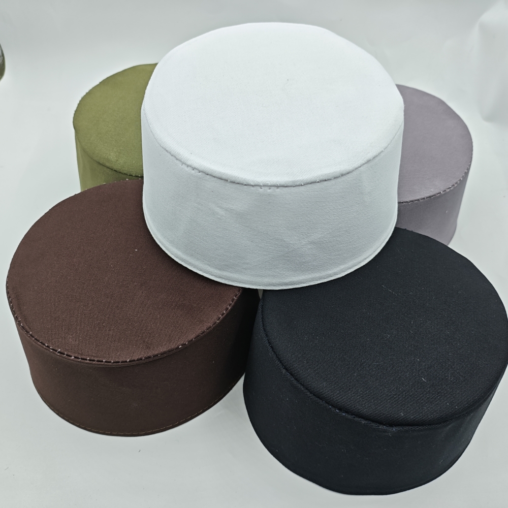 Chapeaux musulmans pour hommes, vêtements, chapeau de prière en coton, Kufi, Kippah, accessoires islamiques, Arabie Saoudite, juif, 0302