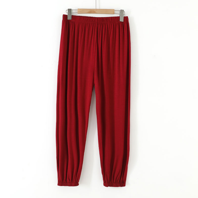 Pantalon de pyjama d'automne en Modal pour femme, tenue de maison, vêtements de nuit
