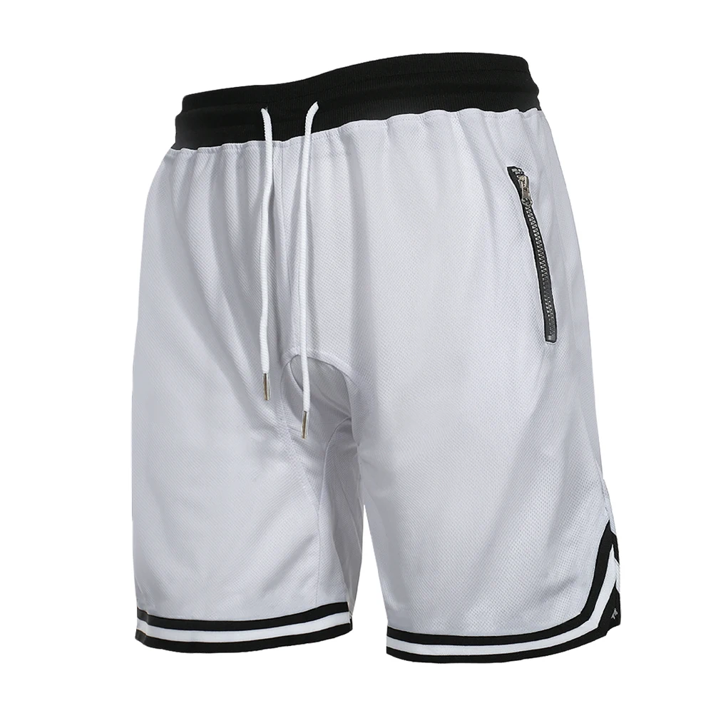 Shorts de basket-ball en maille à séchage rapide pour hommes, pantalons courts d'extérieur respirants, joggeurs de sport décontractés, salle de sport, fitness, été