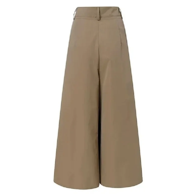 Pantalon à jambes larges pour femmes pantalons pour femmes pantalons Palazzo été imprimé recadrée lin confortable Baggy pantalon avec Tements Femme