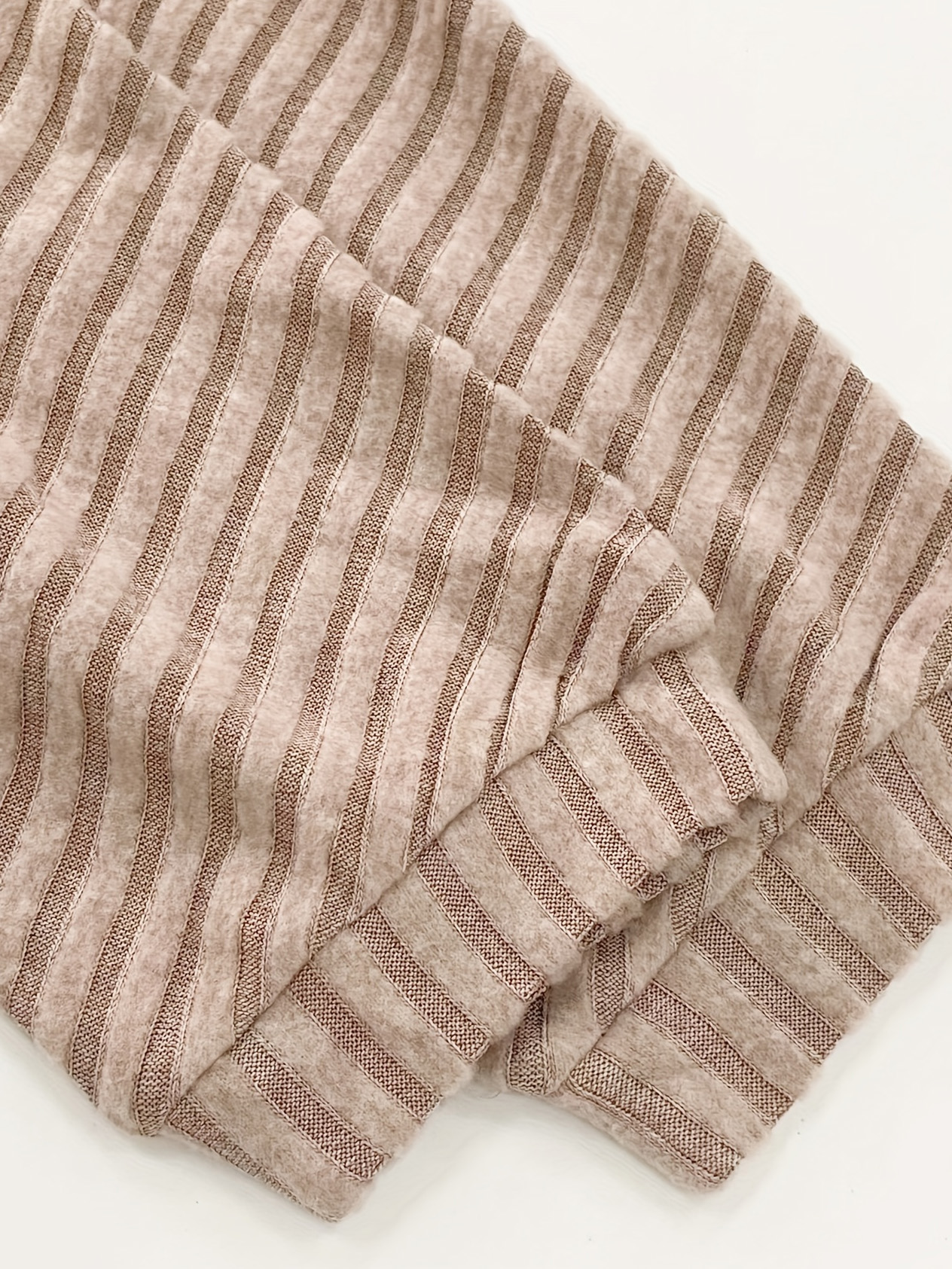 Ensemble de tenue en tricot pour femmes, 2 pièces, couleur unie, col rond, haut à manches longues, jupe midi, élégant, pour le bureau, pour les trajets domicile-travail