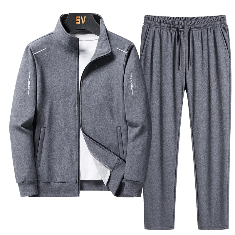 Survêtement de jogging décontracté pour homme, ensemble de pantalons de survêtement monochromes, grande taille 6XL, 7XL, 8XL, nouvelle arrivée