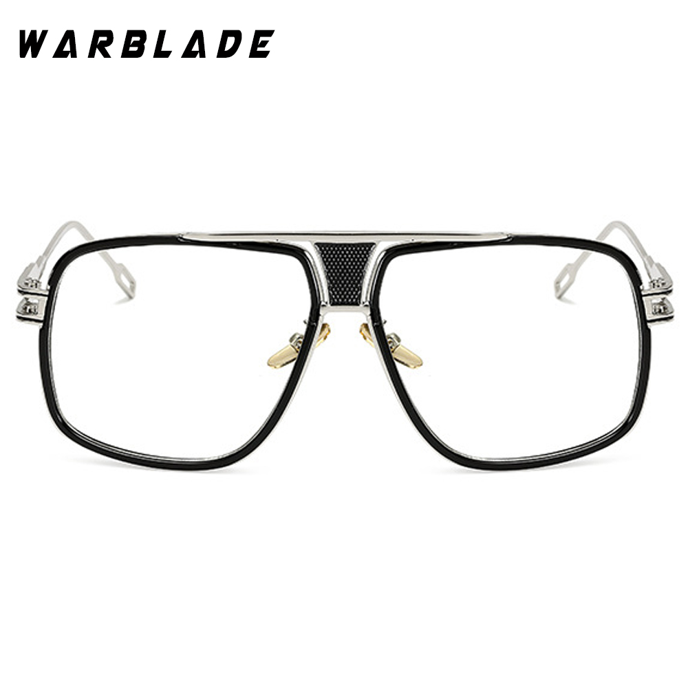 WarBLade – lunettes carrées en métal transparent pour homme, monture de luxe, à la mode, nouvelle collection 2022
