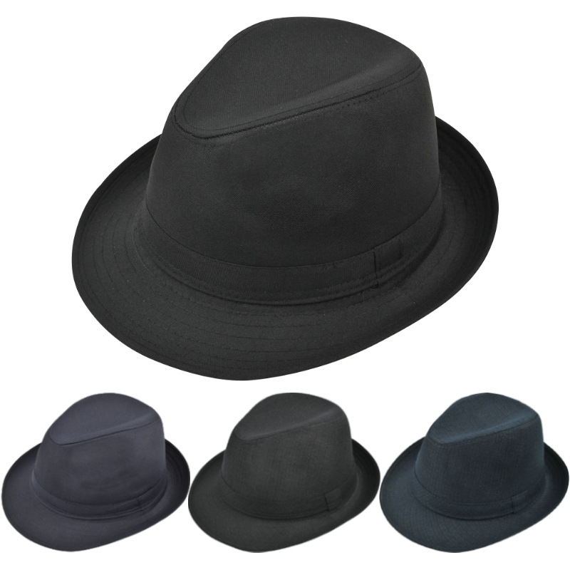 Chapeaux d'automne et d'hiver pour hommes, chapeau Fedoras Top Jazz à carreaux, chapeaux melon pour adultes