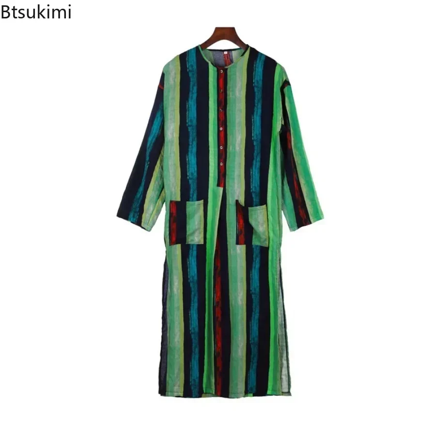 2026 Vêtements pour hommes musulmans : Abaya, Robes de nuit amples et décontractées, Peignoirs, Robes longues de plage pour les vacances, Caftans marocains, Robes arabes