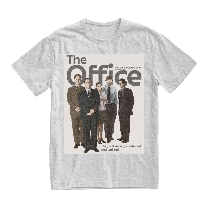 T-shirt imprimé pour hommes et femmes, nouveau modèle de film «Office», pour toutes les saisons, adapté aux hommes et aux femmes, T-shirt décontracté