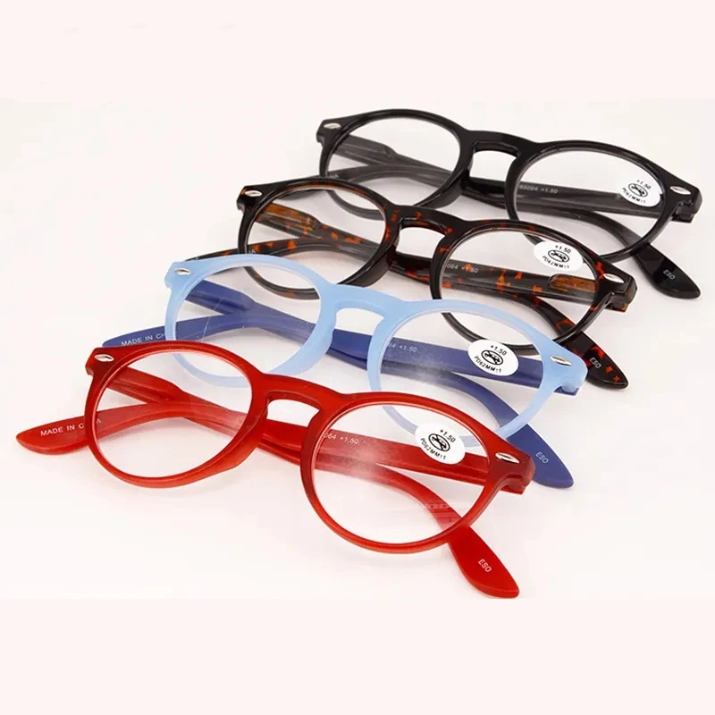 Lunettes de lecture à monture ronde classiques pour hommes et femmes, lunettes presbytes, lunettes d'hypermétropie, nouveau