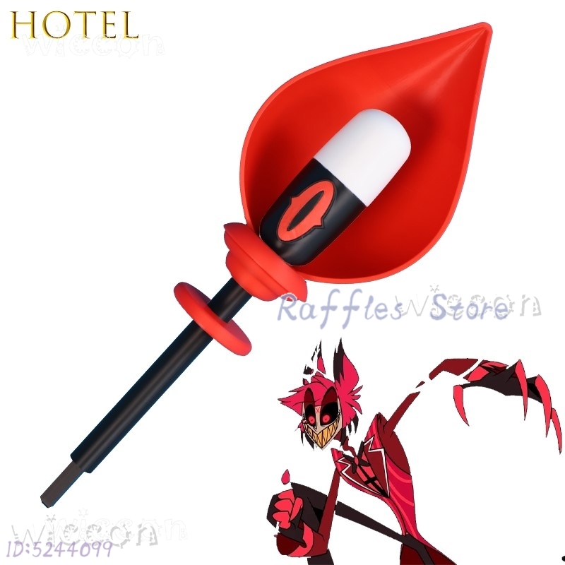 Costumes de carnaval pour adultes, canne Alastor, accessoire de Cosplay, tenue Anime, Design Sexy de haute qualité