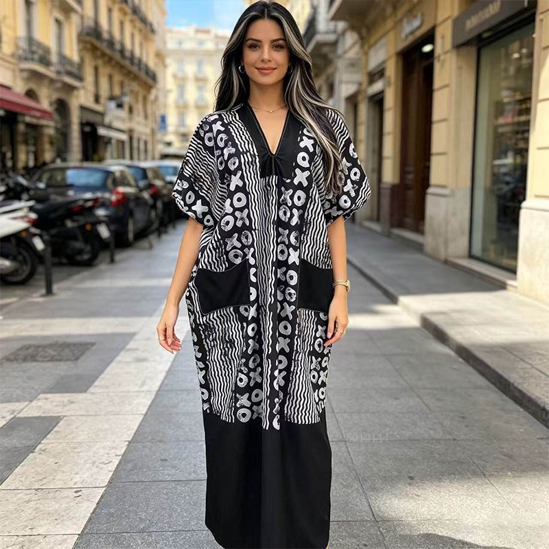Robes Africaines pour Femmes Vêtements Traditionnels Africains Imprimé Dashiki Robe Longue Abayas Kaftan Musulman Tenues Maxi 2026