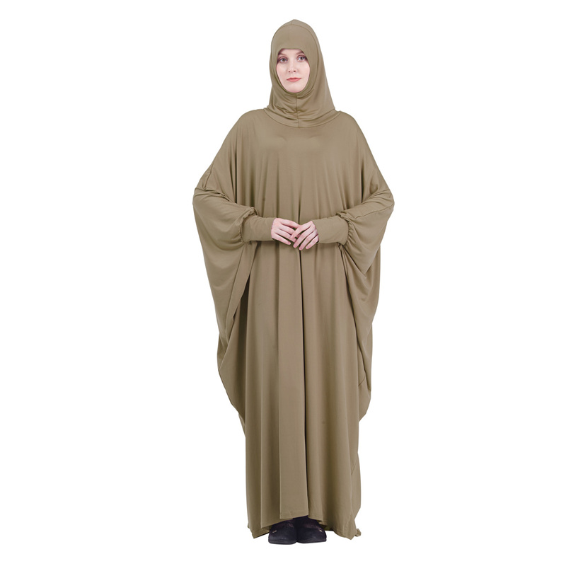 Eid femmes musulmanes Abaya Robe couverture complète vêtement de prière Hijab longue Khimar caftan Robe aérienne arabe moyen-orient Maxi Robe islamique