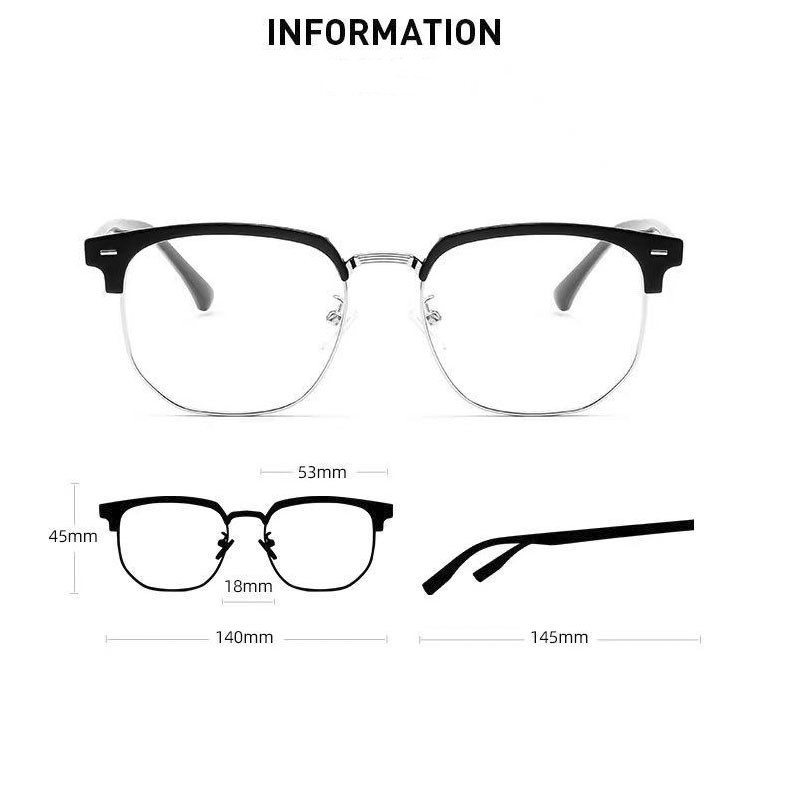 Lunettes de myopie photochromiques pour femmes et hommes, transparentes, anti-lumière bleue, décolorées, vision de près, unisexe, dioptrie