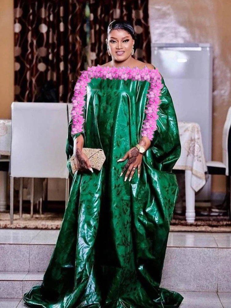 Robes Africaines Élégantes pour Femmes, Luxueuses Robes sulfBazin, Parfaites pour les Fêtes, Déclaration de Mode Confortable