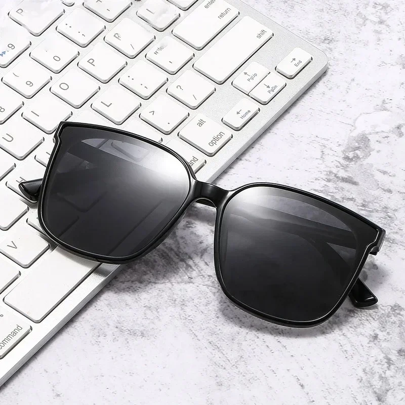 Grandes lunettes de soleil carrées unisexes pour myopie, lunettes de soleil de conduite classiques, lunettes rétro pour hommes et femmes, lunettes à courte vue, UV400