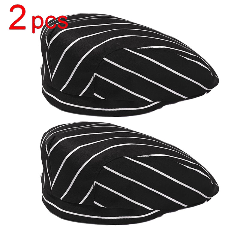 Chapeau de cuisinier pour la restauration, 5/2/1 pièces, casquette de travail de cuisine pour services alimentaires, hôtel, restaurant, cantine, pâtisserie, cuisine domestique, béret de chef