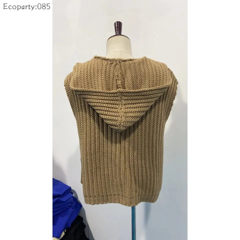 Femmes à capuche tricoté Cardigans chandails automne hiver couleur Pure lâche motif grossier pull gilet dames pull décontracté hauts