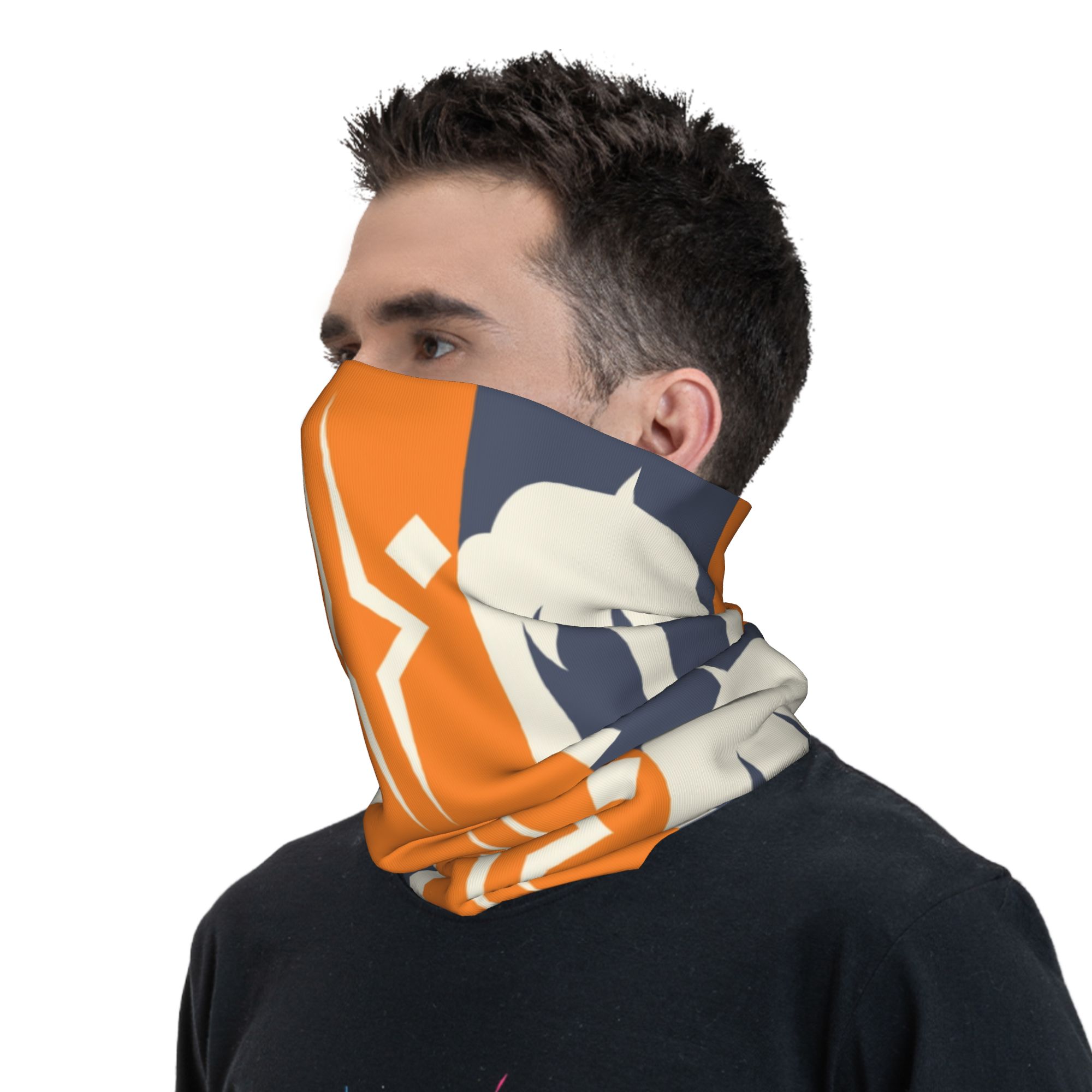 Cache-cou personnalisé Fulcrum Ahsoka Tano pour femmes et hommes, Protection UV, hiver, science-fiction, guerres, émission de télévision, écharpe Bandana pour la randonnée