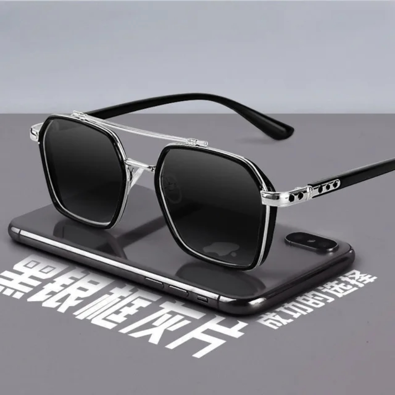Lunettes de soleil tendance pour hommes, lunettes de soleil professionnelles jour et nuit, lunettes de soleil vintage pour hommes, lunettes de soleil de mode, protection UV400