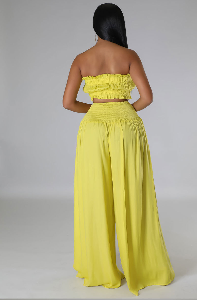 Ensemble deux pièces pour femmes, pantalon, tenue de soirée, vêtements en gros