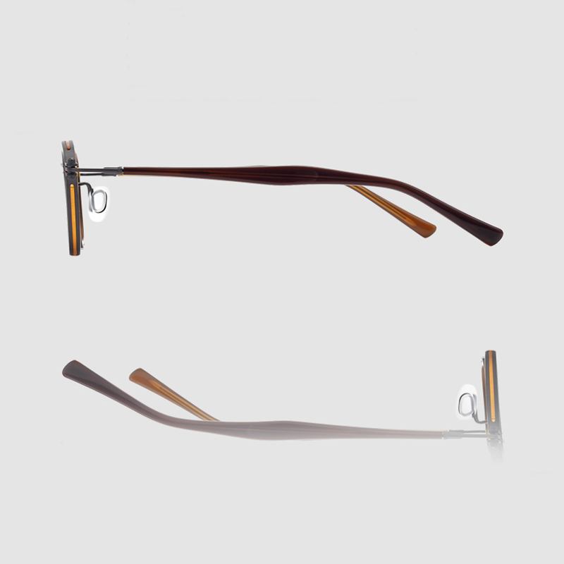 Lunettes de myopie optique en acétate de titane faites à la main pour hommes et femmes, petites lunettes à monture carrée, design de marque vintage, niche ary, Japon