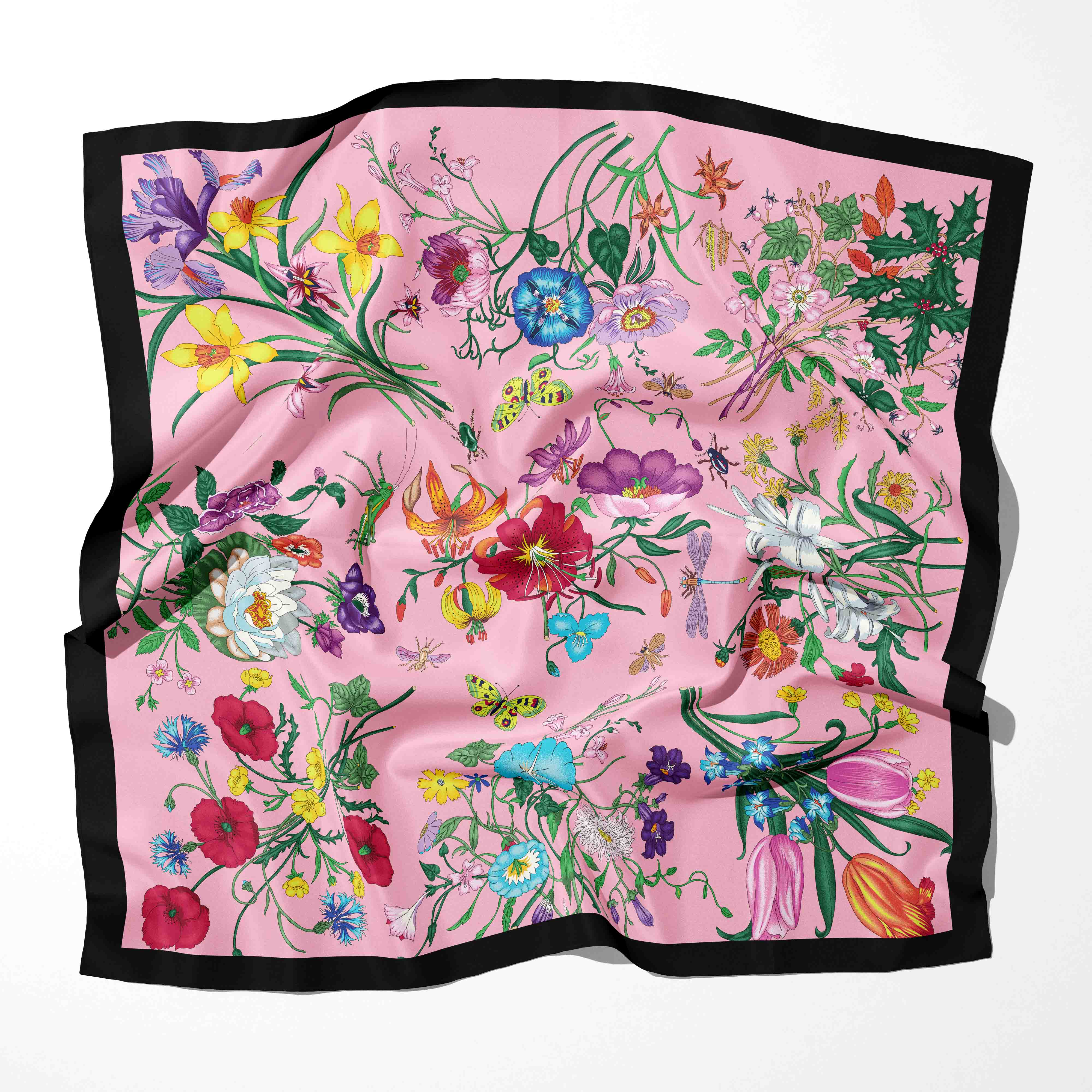 Écharpe carrée de 90x90 cm en laine pour femme, motif tendance 2026, châle chaud d'hiver, foulard de créateur, bandeau, hijab