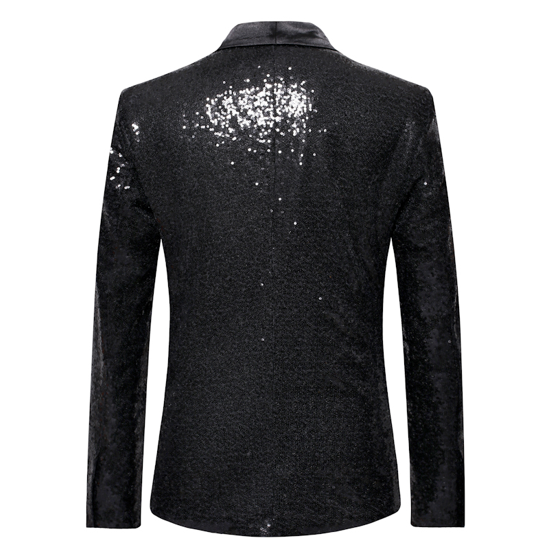 Blazer doré brillant pour homme, orné de paillettes, veste de costume pour soirée, bal de promo, vêtements de scène pour chanteurs