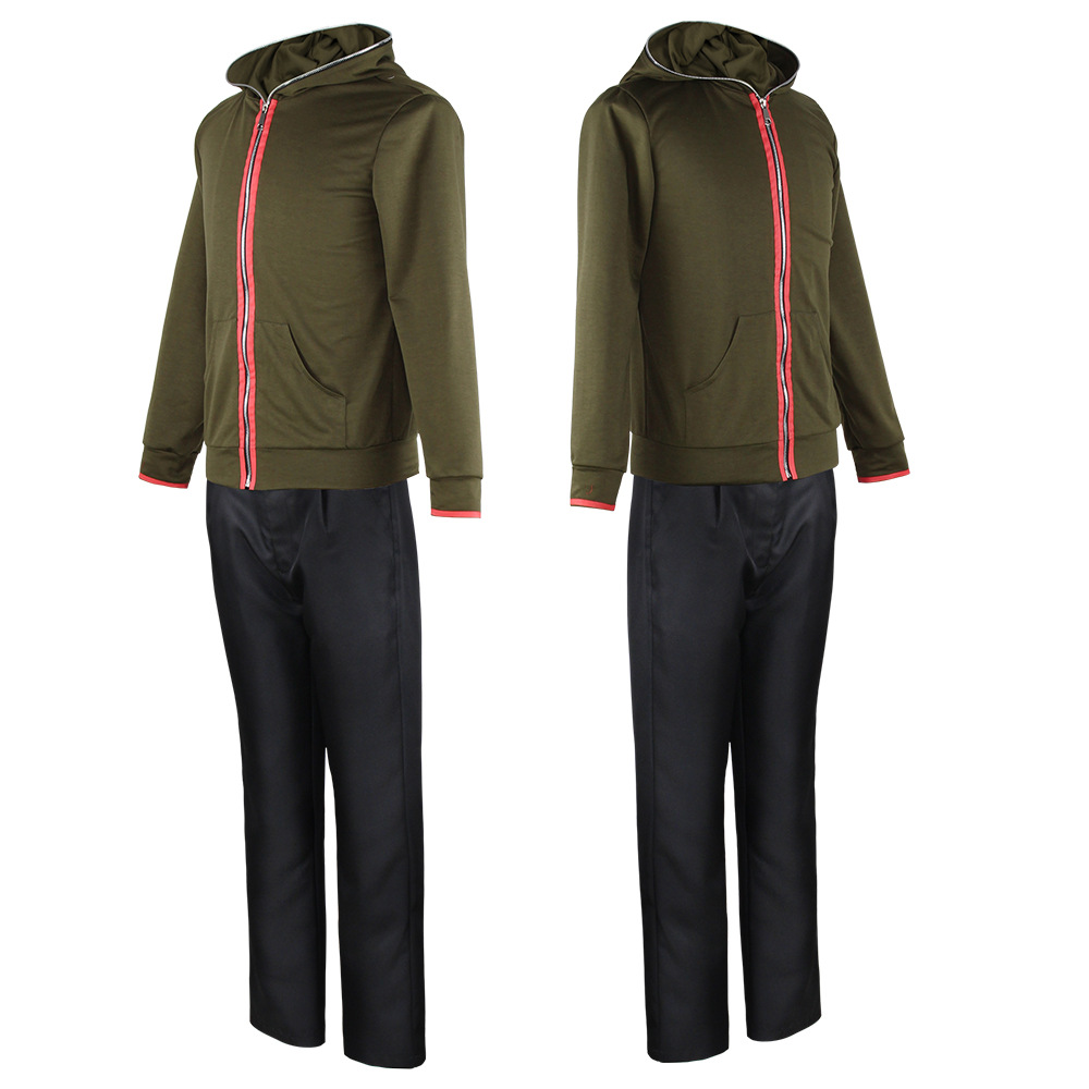 Costume de Cosplay Anime Naegi Makoto, uniforme Super Danganronpa pour hommes, tenues de fête d'halloween, ensembles de tissus, vêtements décontractés, déguisement