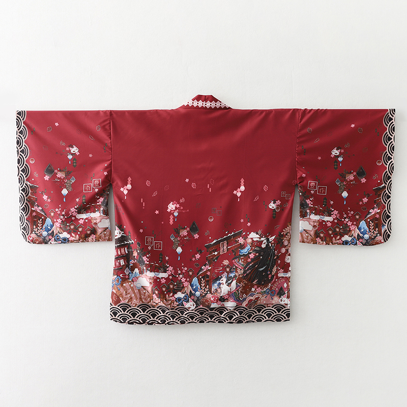 Kimono de samouraï japonais ample d'été, Streetwear, Cardigan Cosplay Haori Harajuku pour femmes et hommes, vêtements traditionnels Yukata