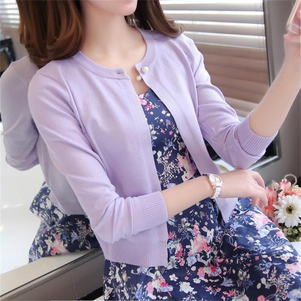 2024 mode femmes pull femme Cardigan mince vêtements d'extérieur court Design pull à manches longues petite Cape Blusa Feminina