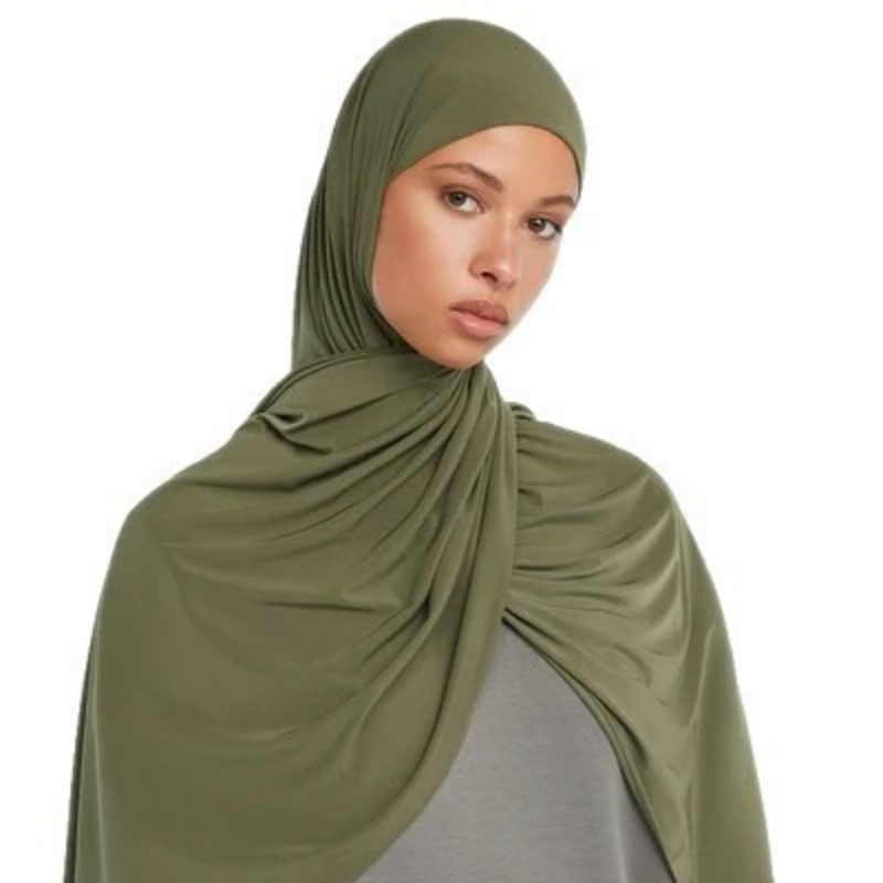 Nouveau Hijab en Jersey Liquide Premium, Châle, Foulard de Malaisie, Coiffes, Turbans de Mode Musulmane pour Femmes, Turban Ramadan Hijabs