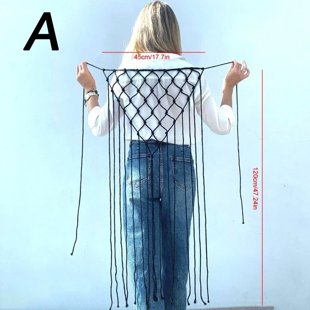 Nouvelle écharpe châle bohème à franges en filet, avec pompons décoratifs, design ethnique, ceinture en maille à pompons, ceinture de taille, style polyvalent