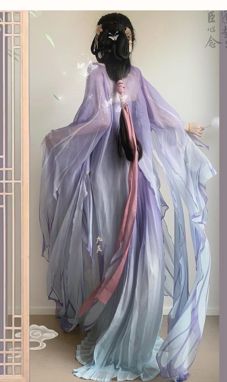 Robe Hanfu pour femmes, Costume de Cosplay féerique chinois ancien, élégant, vêtements de danse de princesse de la dynastie Tang traditionnelle