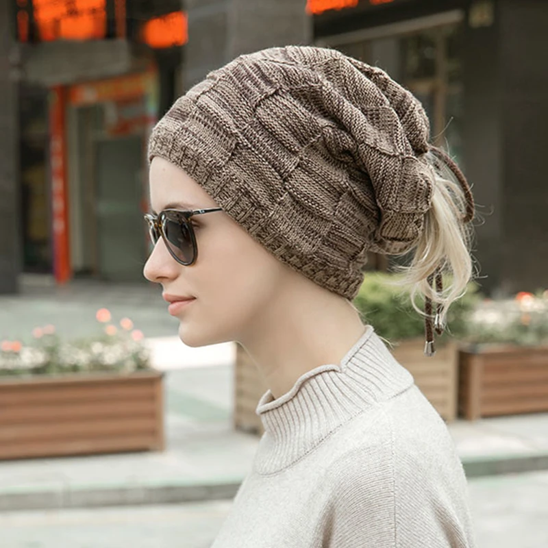 Ensemble de bonnets d'hiver coupe-vent pour femmes et hommes, écharpe pour touristes, chapeau en laine avec sourire, bonnet en peluche pour l'extérieur, protection du visage et du cou
