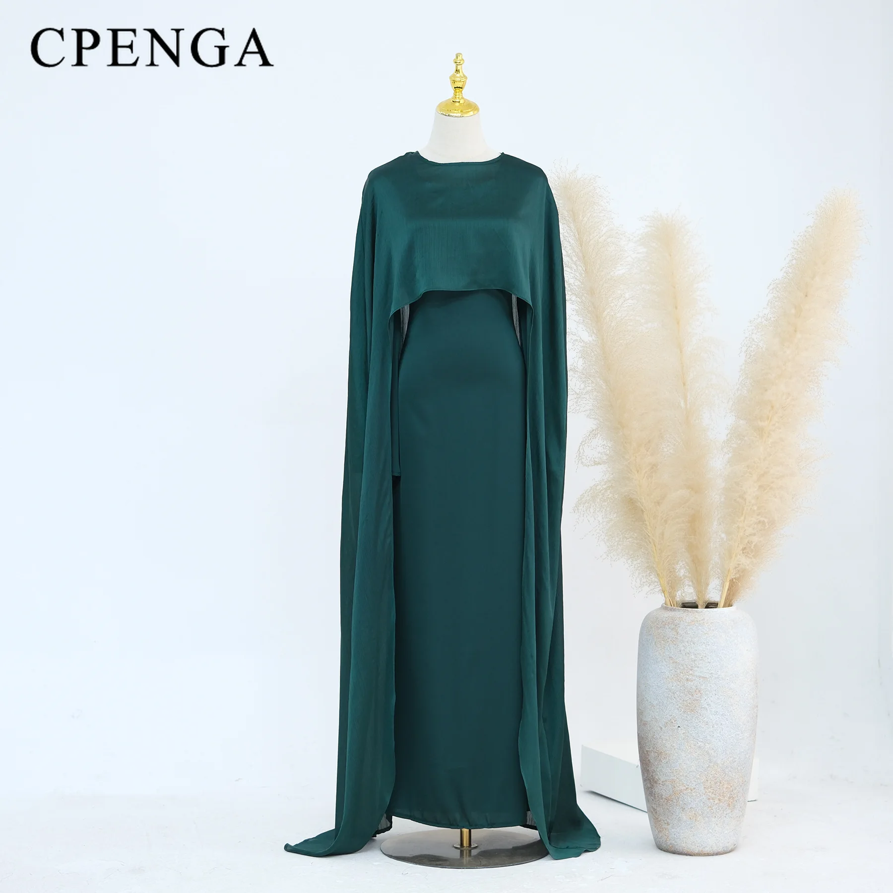 Ramadan 2 pièces femmes musulmanes ensemble dubaï modeste Abaya Islam Abayas Femme élégant arabe vêtements mode turquie solide tenue 2025