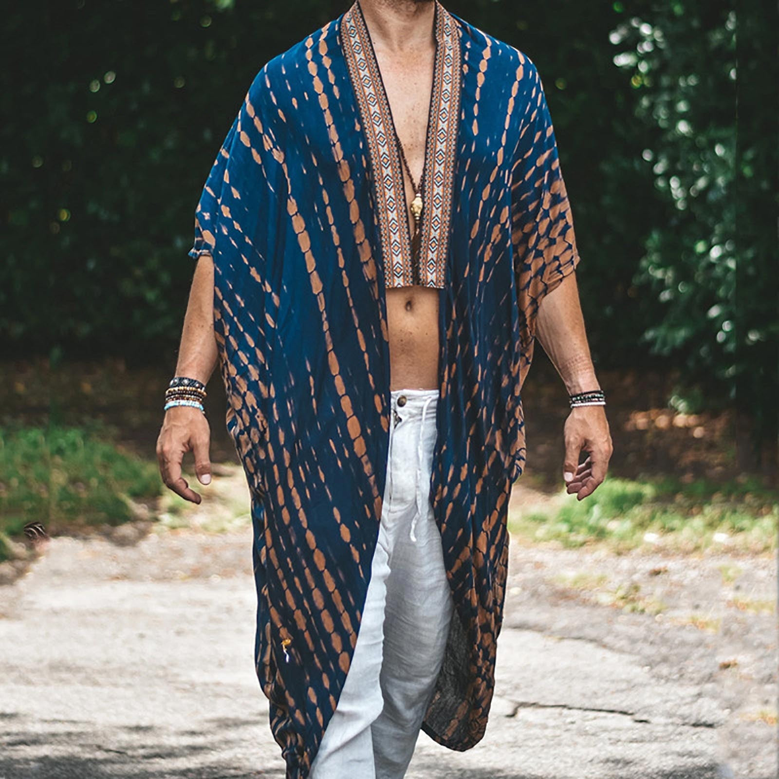 Vestes d'été pour hommes, vestes de plage légères, ouvert sur le devant, longs manteaux de Cardigan, vêtements d'extérieur décontractés pour vacances