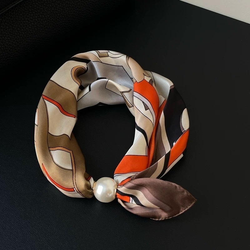 Collier de perles de luxe français, écharpe, fermoir magnétique, accessoires de mode pour femmes, printemps été