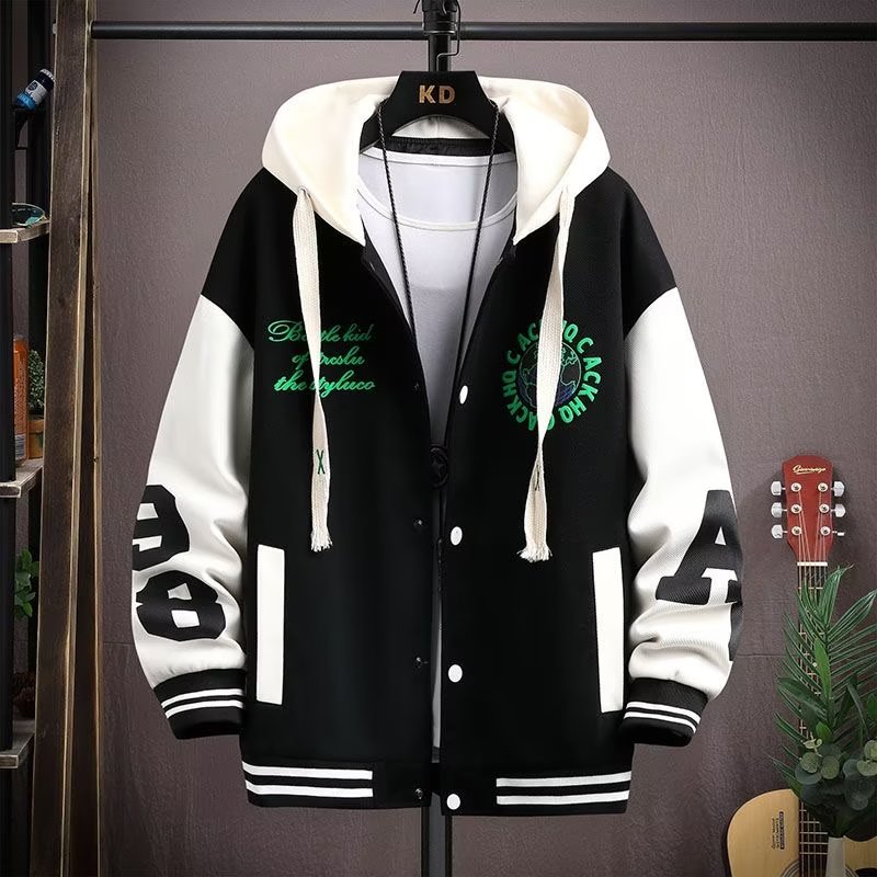 2023 printemps automne hommes vestes mode coréenne Harajuku Streetwear imprimer manteaux hommes décontracté hommes vêtements tendance vestes à capuche hommes