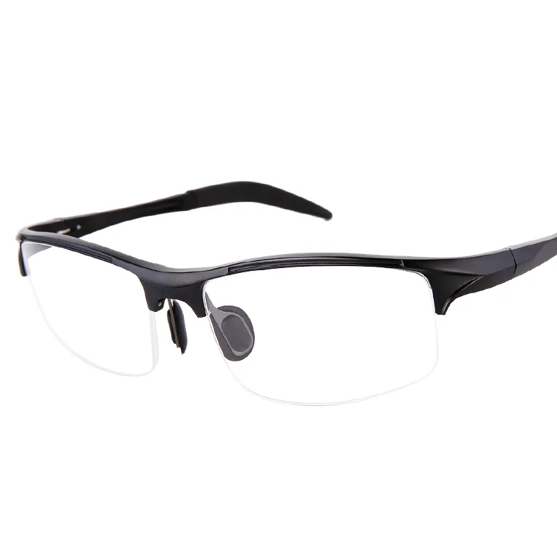 Lunettes à monture en aluminium et magnésium pour hommes, lunettes transparentes, lunettes résistantes pour hommes, lunettes pour contrevenants, lunettes rétro, haute qualité
