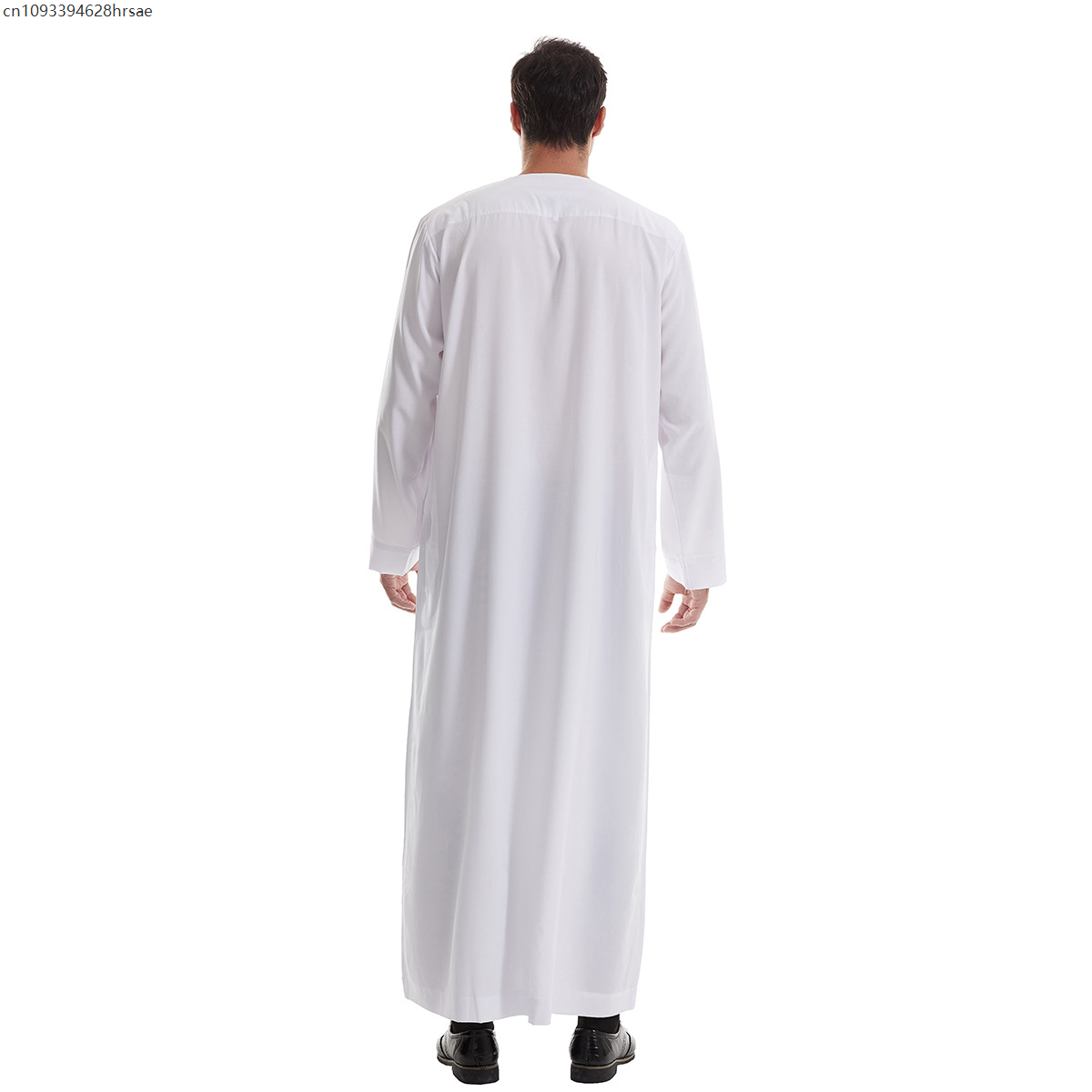 Thobe – Robe traditionnelle arabe à manches longues pour hommes, caftan musulman, vêtements islamiques pour hommes, coupe ample, vêtements de cérémonie décontractés