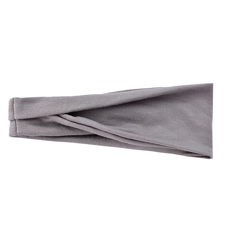 6 pièces femmes bandeau solide torsion coton large Turban noué bandeau filles bandeau mode cheveux accessoires en gros