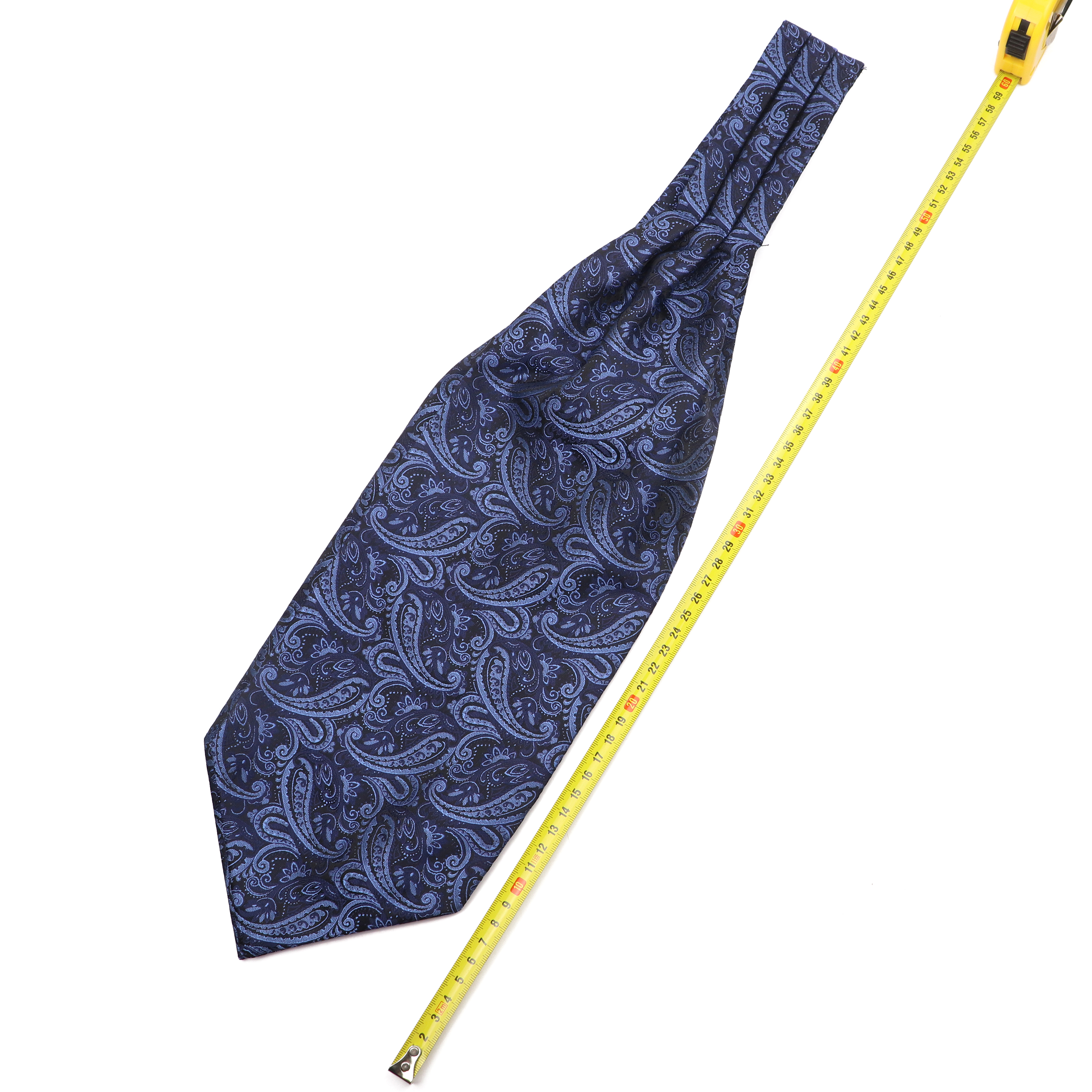 InjAscot Craings.com-Écharpe de Luxe pour Homme, Solide, Document, Motif Géométrique, Floral, Jacquard, Tissé, Polyester, Smoking Imbibé, Chemise Cadeau