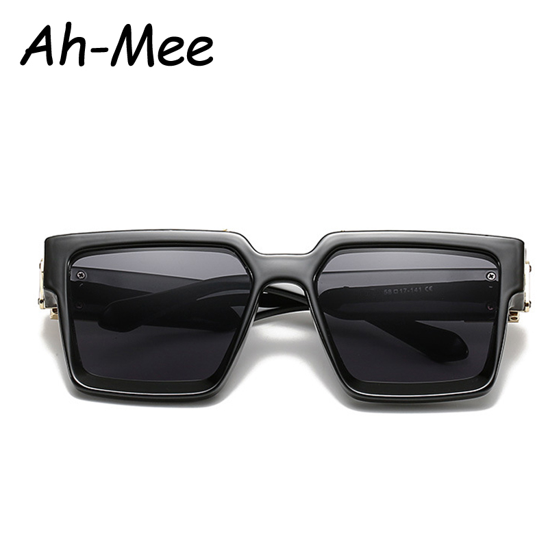 Gafas-Lunettes de Soleil Carrées de Marque de Luxe pour Femme et Homme, Accessoire de Styliste Vintage, 2024