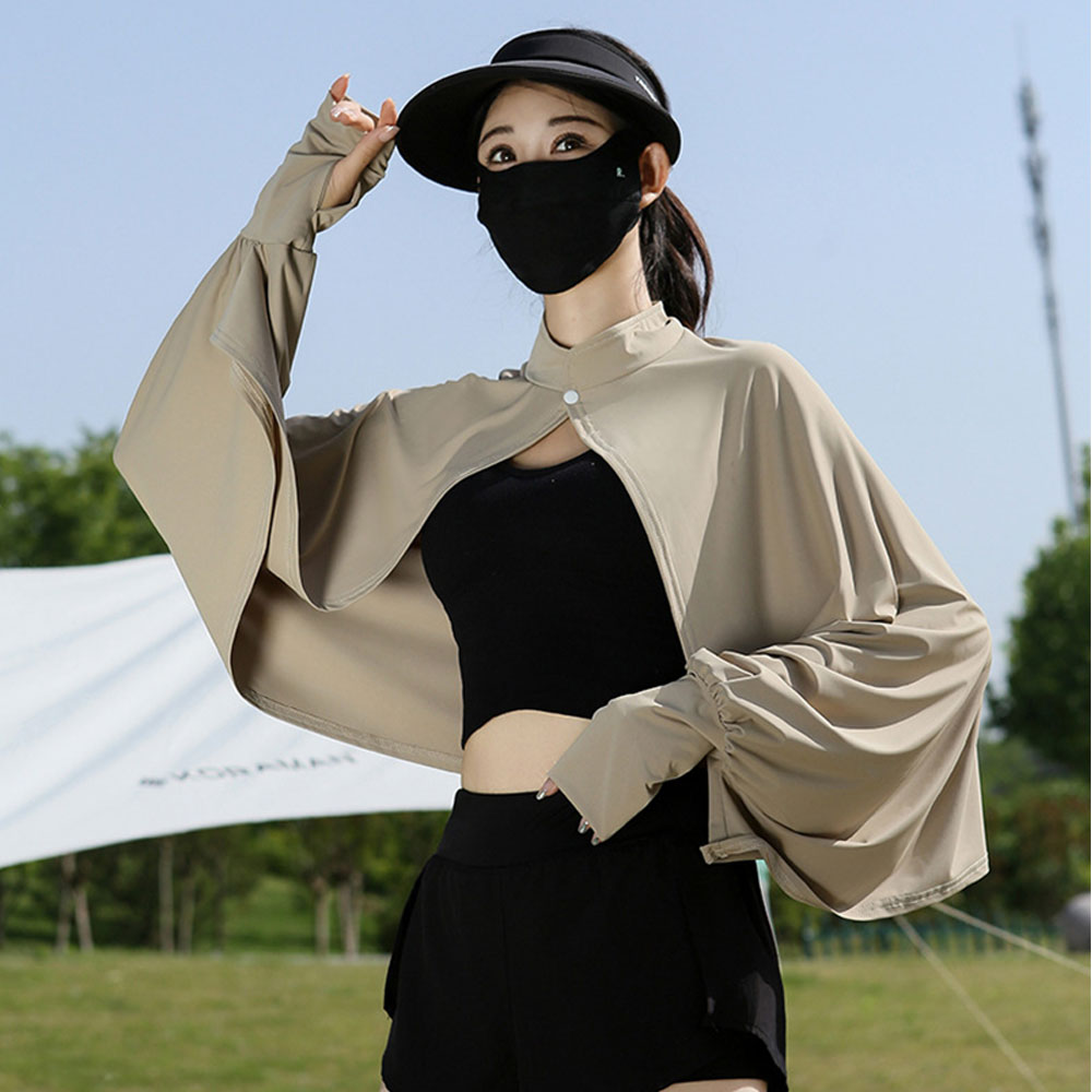 Manchons de bras rafraîchissants en soie glacée, longs et fins, pour sports de plein air, protection solaire anti-UV, manches longues d'été