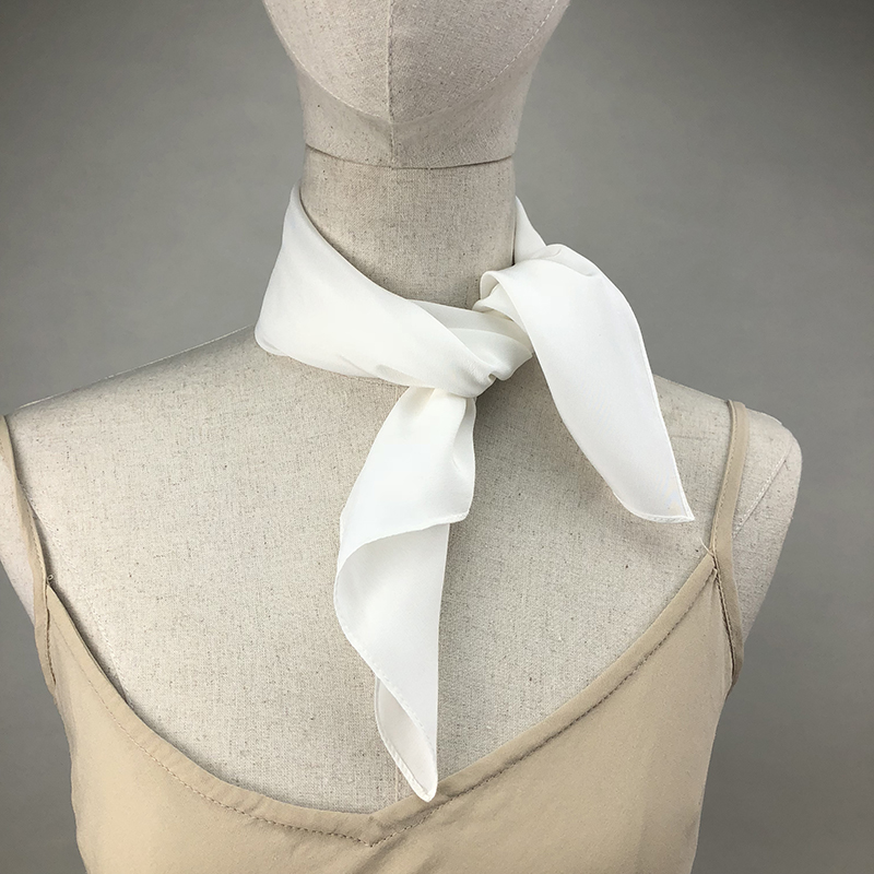 Group écharpe injplanchers f pour femme, châles à col carré pour femme, bandana en pansement uni blanc, bandeau pour cheveux, écharpe foulard, hijabs pour peinture à la main, 2021