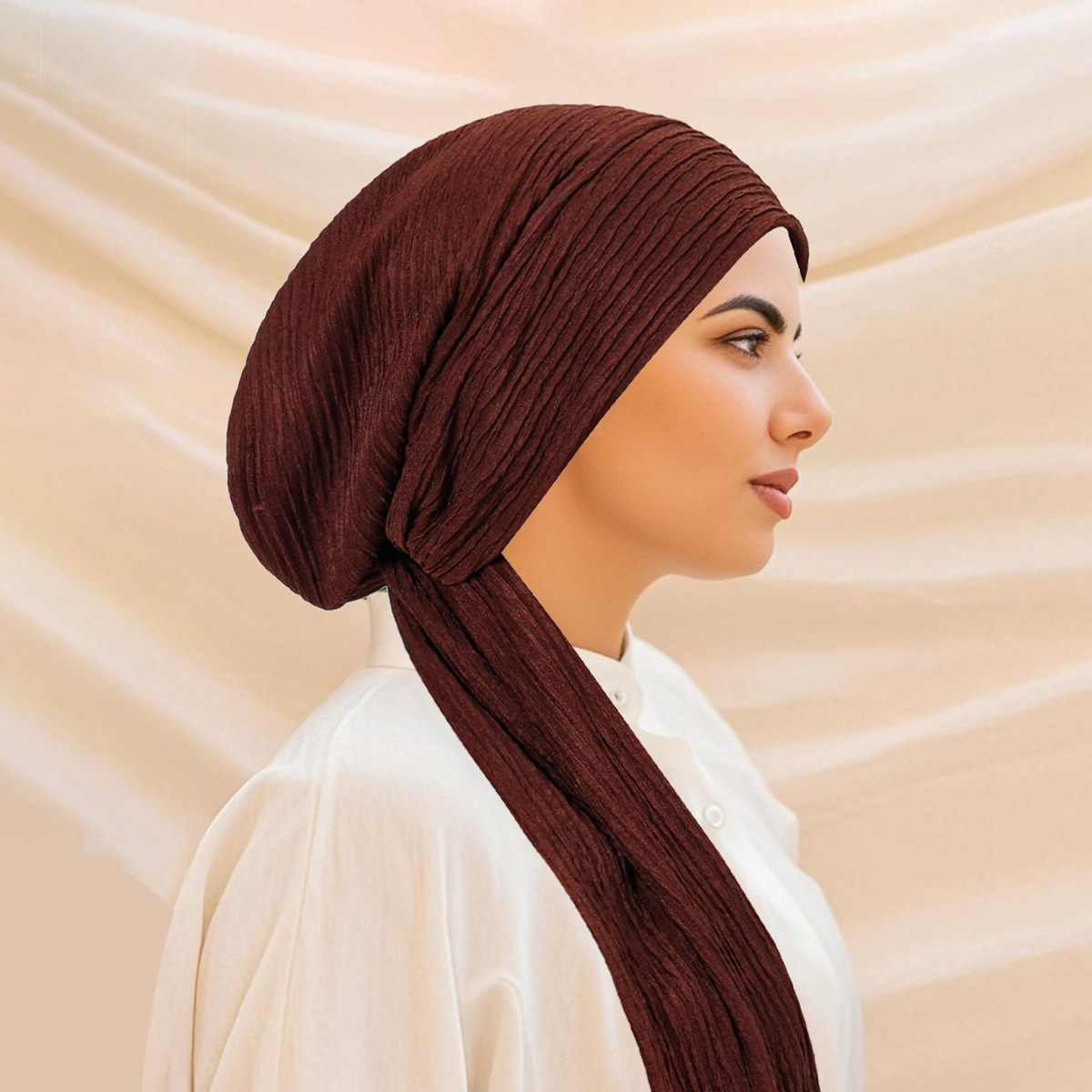 Chapeau Turban de luxe avec nœud de printemps pour femmes, bonnet de chimio, foulard musulman, enveloppes élégantes pour femmes, couvre-cheveux, Bandana