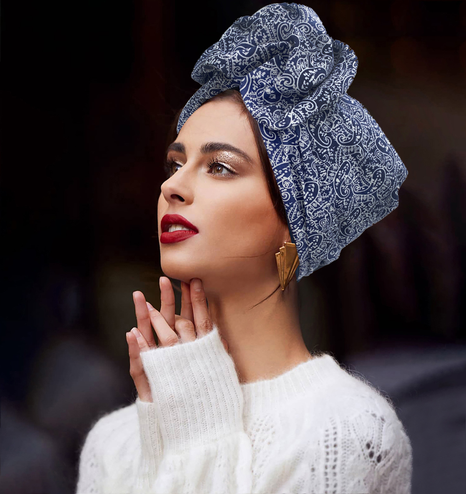 2023 léopard imprimé femmes Turban casquette coton dame torsadé bandeau français rétro femme Bonnet chapeau femme couverture de cheveux bonnets