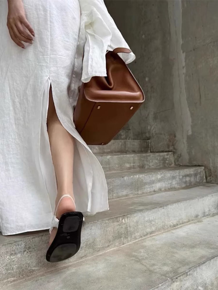 Jupe longue élégante en coton blanc uni pour femme, fendue, taille haute, coupe droite, longueur cheville, idéale pour le bureau