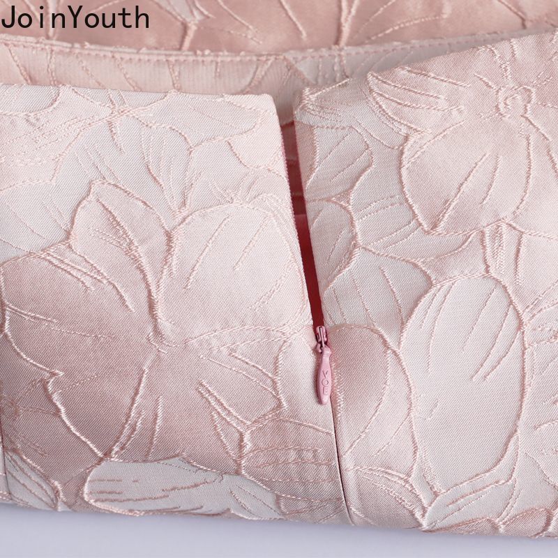 Jupe Jacquard pour femmes 2025 Faldas Mujer De Moda taille haute tunique rose Jupe mode coréenne Saia Vintage moulante Mini jupes