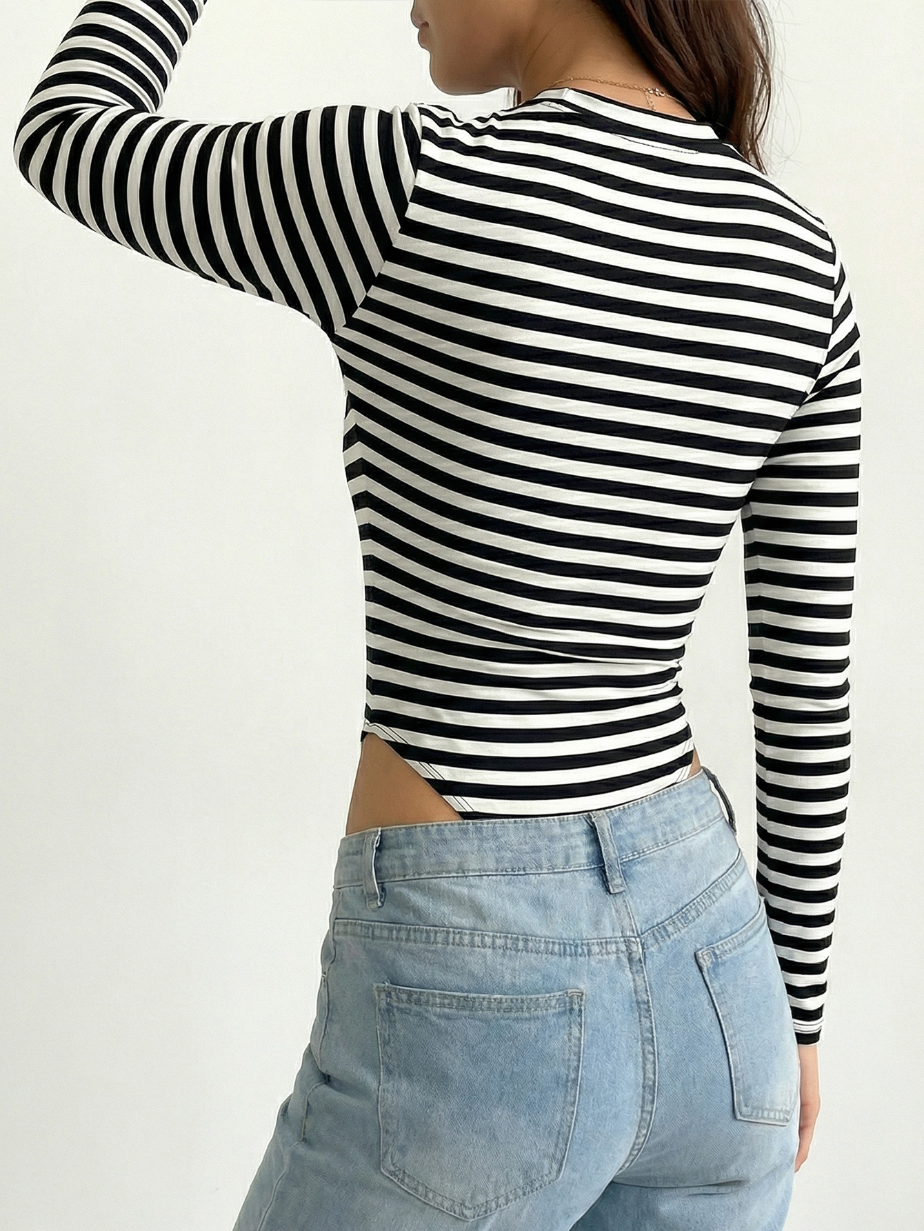 Robe une pièce à manches longues pour femmes, taille plus - style basique tendance, vêtement moulant - tenue de danse, pantalon une pièce