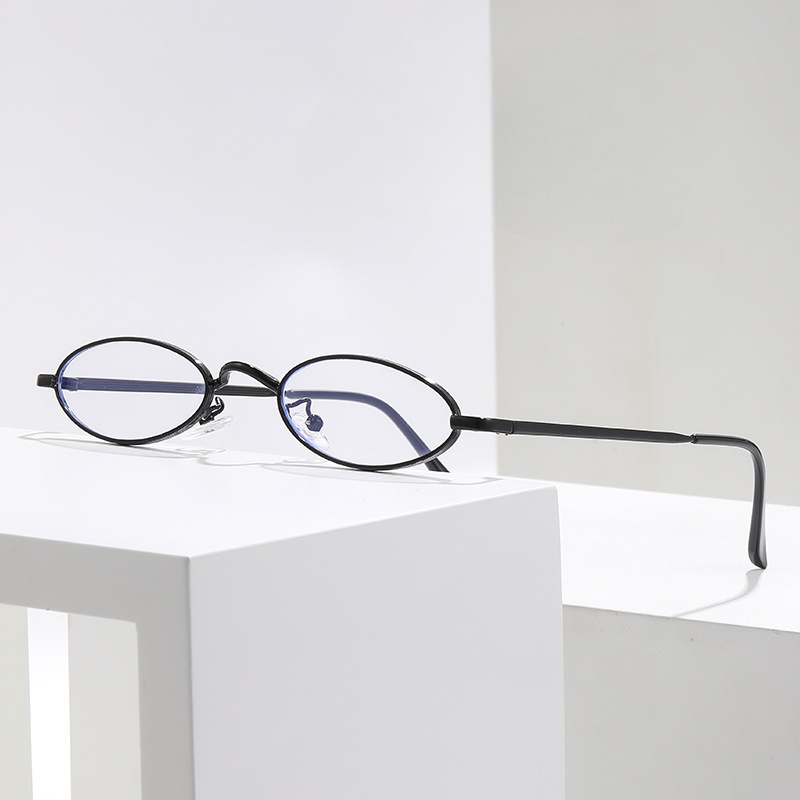 Montures de lunettes en métal ovales tendance pour hommes et femmes, lunettes de lecture personnalisées pour personnes d'âge moyen et âgées