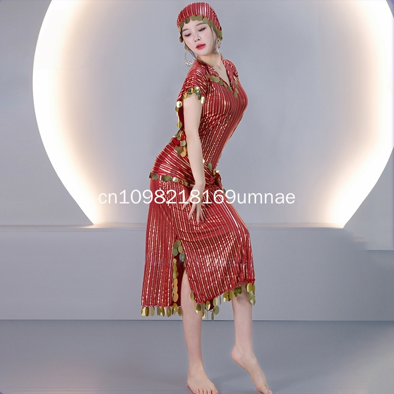 Costumes de danse du ventre pour femmes, costumes de performance Shaabi Baladi Saidi, tenue de danse orientale pour adultes